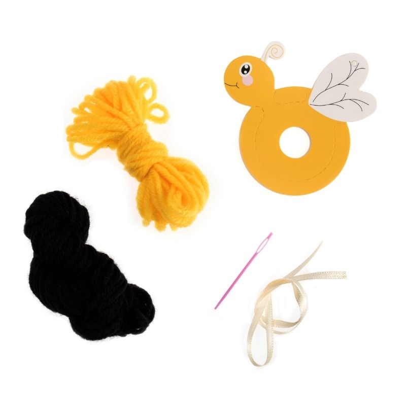 Pom Pom Decoration Kit - Bee